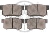 Комплект гальмівних накладок, дискове гальмо Optimal BP-12353 (фото 2)