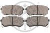 Комплект гальмівних накладок, дискове гальмо Optimal BP-12355 (фото 2)
