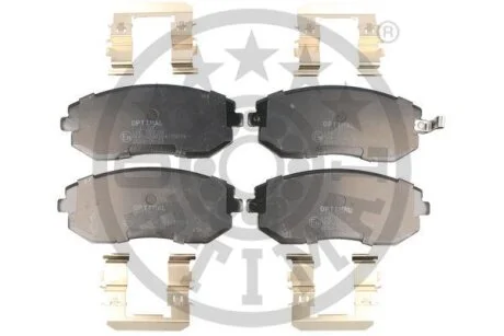 Комплект гальмівних накладок, дискове гальмо Optimal BP-12357