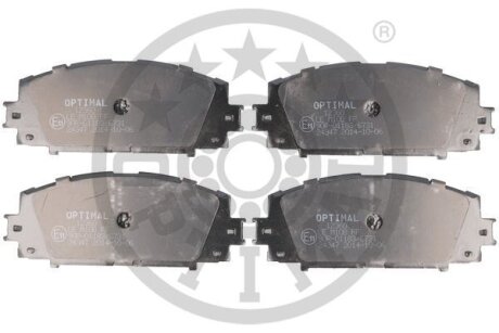 Комплект гальмівних накладок, дискове гальмо Optimal BP12360