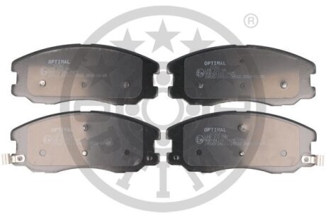 Комплект гальмівних накладок, дискове гальмо Optimal BP-12362