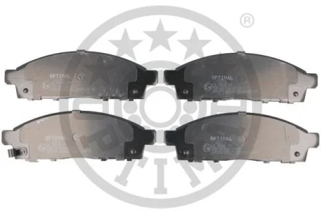 Комплект гальмівних накладок, дискове гальмо Optimal BP-12371