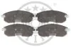 Комплект гальмівних накладок, дискове гальмо Optimal BP-12374 (фото 1)