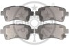 Комплект гальмівних накладок, дискове гальмо Optimal BP-12376 (фото 1)