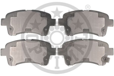 Комплект гальмівних накладок, дискове гальмо Optimal BP-12376