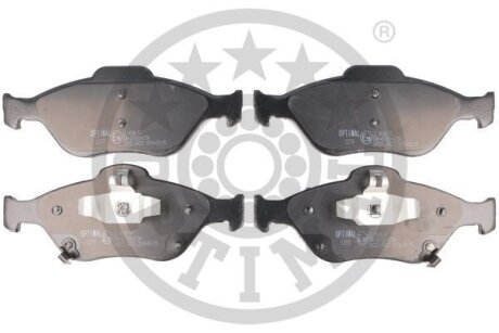 Комплект гальмівних накладок, дискове гальмо Optimal BP-12378