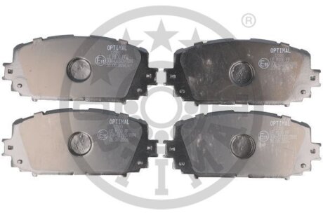 Комплект гальмівних накладок, дискове гальмо Optimal BP-12380
