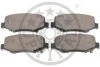Комплект гальмівних накладок, дискове гальмо Optimal BP-12382 (фото 2)