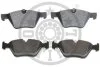Комплект гальмівних накладок, дискове гальмо Optimal BP-12383 (фото 2)