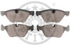 Комплект гальмівних накладок, дискове гальмо Optimal BP-12384 (фото 2)