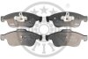 Комплект гальмівних накладок, дискове гальмо Optimal BP-12392 (фото 1)