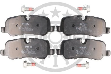 Комплект гальмівних накладок, дискове гальмо Optimal BP-12396