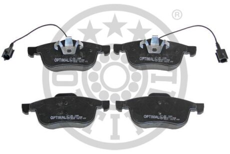 Комплект гальмівних накладок, дискове гальмо Optimal BP-12400