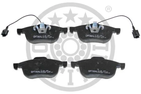 Комплект гальмівних накладок, дискове гальмо Optimal BP-12400