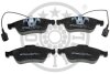 Комплект гальмівних накладок, дискове гальмо Optimal BP-12404 (фото 1)