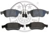 Комплект гальмівних накладок, дискове гальмо Optimal BP-12404 (фото 2)