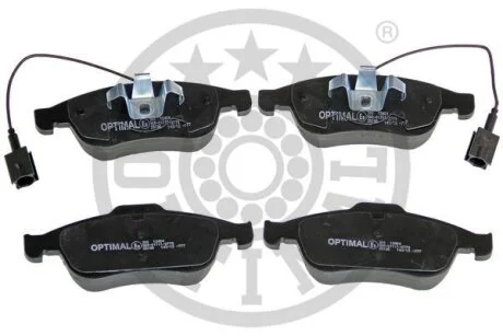 Комплект гальмівних накладок, дискове гальмо Optimal BP-12404