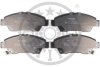 Комплект гальмівних накладок, дискове гальмо Optimal BP-12405 (фото 1)