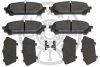 Комплект гальмівних накладок, дискове гальмо Optimal BP-12406 (фото 2)