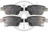Комплект гальмівних накладок, дискове гальмо Optimal BP-12429 (фото 1)