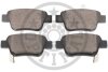 Комплект гальмівних накладок, дискове гальмо Optimal BP-12429 (фото 2)