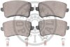 Комплект гальмівних накладок, дискове гальмо Optimal BP-12443 (фото 2)