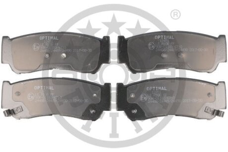 Гальмівні колодки дискові Optimal BP-12451 (фото 1)