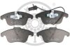 Комплект гальмівних накладок, дискове гальмо Optimal BP-12452 (фото 1)