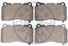 Комплект гальмівних накладок, дискове гальмо Optimal BP-12457 (фото 2)