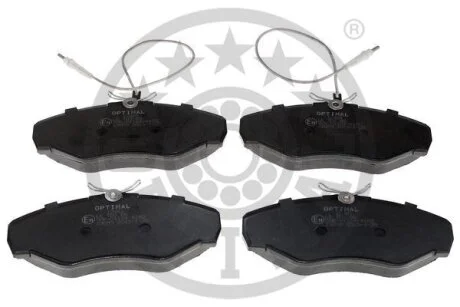 Комплект гальмівних накладок, дискове гальмо Optimal BP12461