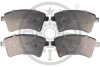 Комплект гальмівних накладок, дискове гальмо Optimal BP-12463 (фото 1)