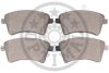 Комплект гальмівних накладок, дискове гальмо Optimal BP-12463 (фото 2)
