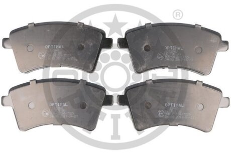 Комплект гальмівних накладок, дискове гальмо Optimal BP-12463