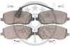 Комплект гальмівних накладок, дискове гальмо Optimal BP-12470 (фото 2)