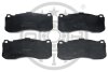 Комплект гальмівних накладок, дискове гальмо Optimal BP12480 (фото 1)