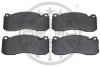 Комплект гальмівних накладок, дискове гальмо Optimal BP12480 (фото 2)