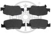 Комплект гальмівних накладок, дискове гальмо Optimal BP-12484 (фото 2)
