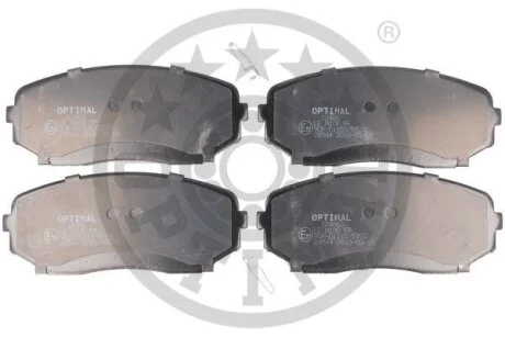 Комплект гальмівних накладок, дискове гальмо Optimal BP12486