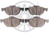 Комплект гальмівних накладок, дискове гальмо Optimal BP-12488 (фото 2)