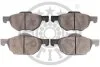 Комплект гальмівних накладок, дискове гальмо Optimal BP-12488 (фото 2)