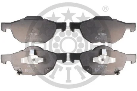 Комплект гальмівних накладок, дискове гальмо Optimal BP-12488