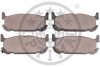 Комплект гальмівних накладок, дискове гальмо Optimal BP-12489 (фото 2)