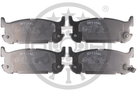 Комплект гальмівних накладок, дискове гальмо Optimal BP-12489