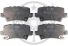 Комплект гальмівних накладок, дискове гальмо Optimal BP-12490 (фото 1)