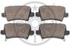 Комплект гальмівних накладок, дискове гальмо Optimal BP-12490 (фото 2)