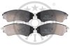 Комплект гальмівних накладок, дискове гальмо Optimal BP-12491 (фото 1)