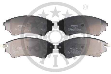 Комплект гальмівних накладок, дискове гальмо Optimal BP-12491