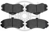 Комплект гальмівних накладок, дискове гальмо Optimal BP-12495 (фото 2)