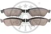 Комплект гальмівних накладок, дискове гальмо Optimal BP-12498 (фото 2)