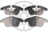 Комплект гальмівних накладок, дискове гальмо Optimal BP-12506 (фото 1)